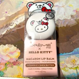 LIMITED EDITION Hello Kitty x the Creme Shop Macaron Lip Balm - White Chocolate